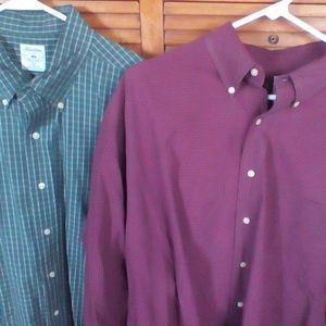 Two Brooks Brothers Button Down Shirts Size XL
